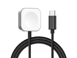 Cargador inalámbrico magnético rápido con interfaz USB-C para Apple Watch Series 9 - Negro