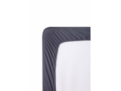 Sábana Bajera Ajustable 140 x 190/200 cm de Microfibra Cepillada Extra Suave Gris Oscuro TODOCAMA