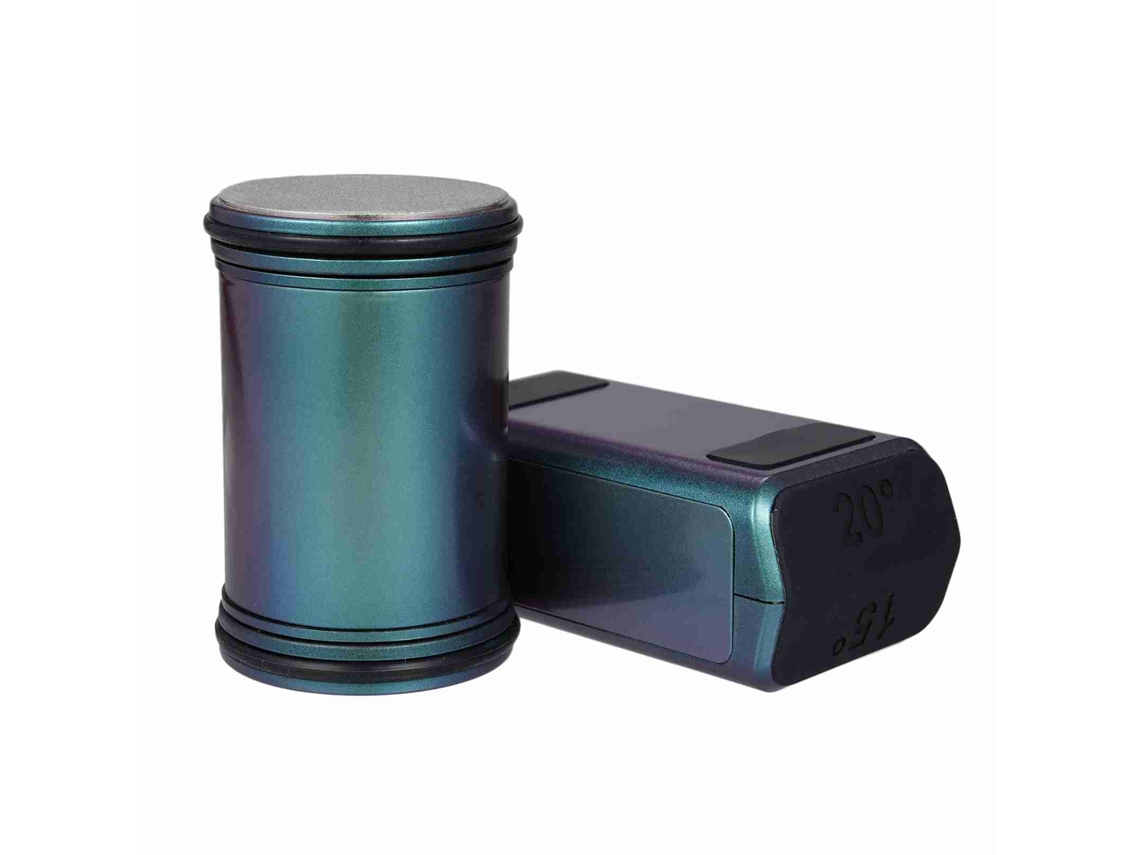 Afilador De Cuchillos Giratorio Con Discos De Diamante Y Cerámica, Ángulo Magnético De 15 Y 20 Grados, Azul.