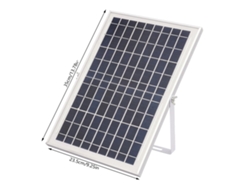 Fuente de agua solar, alto caudal (1000 l/h), altura del agua (200 cm), color plateado.