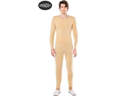 Disfraz Unisex CAR&GUS Conjunto de 2 medias de elastano beige  (Tam.: XL)