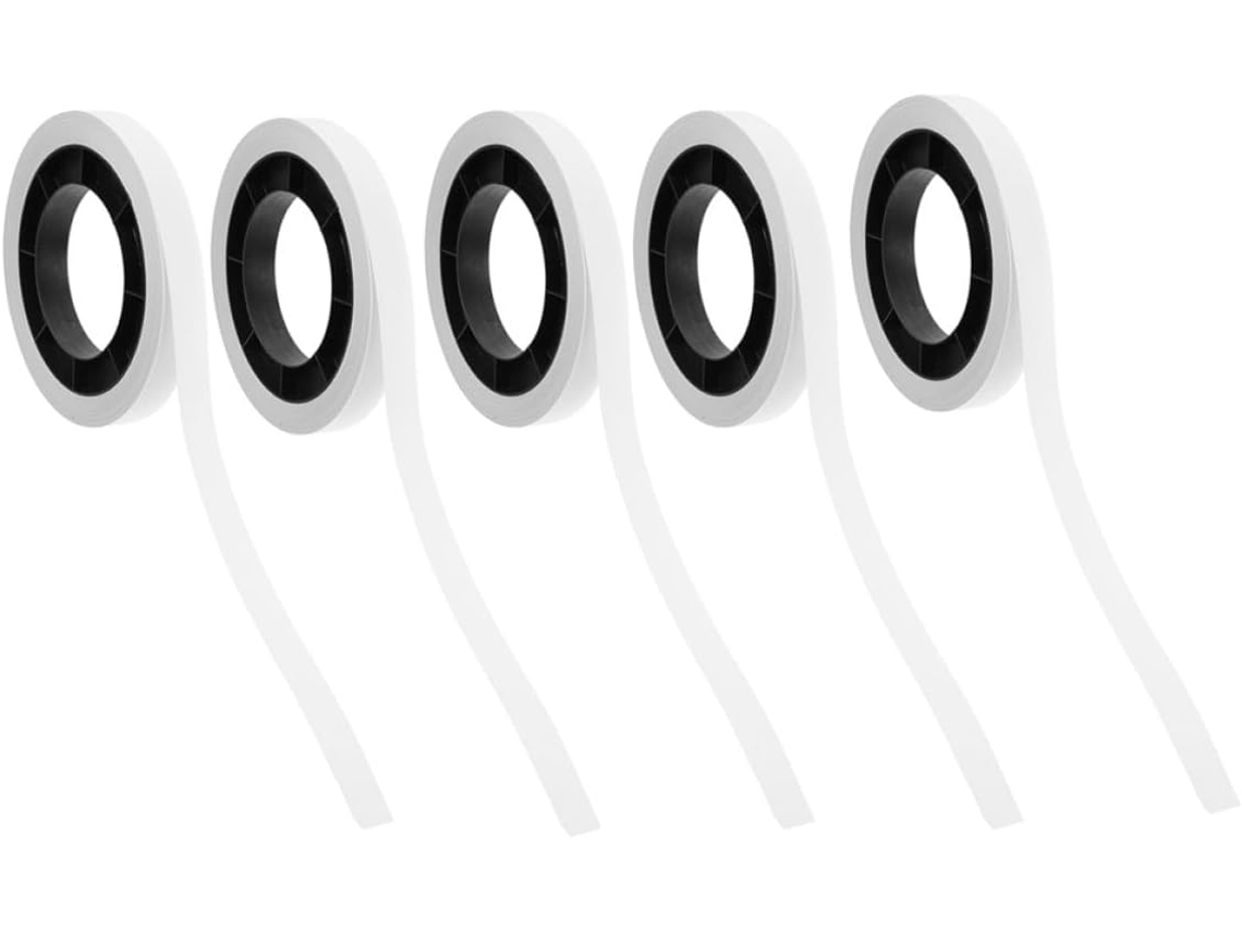 Tiras De Encuadernación Bancaria, 5 Rollos De Papel Blanco Grueso, Compatibles Con Máquinas De 90 A 140 °c.