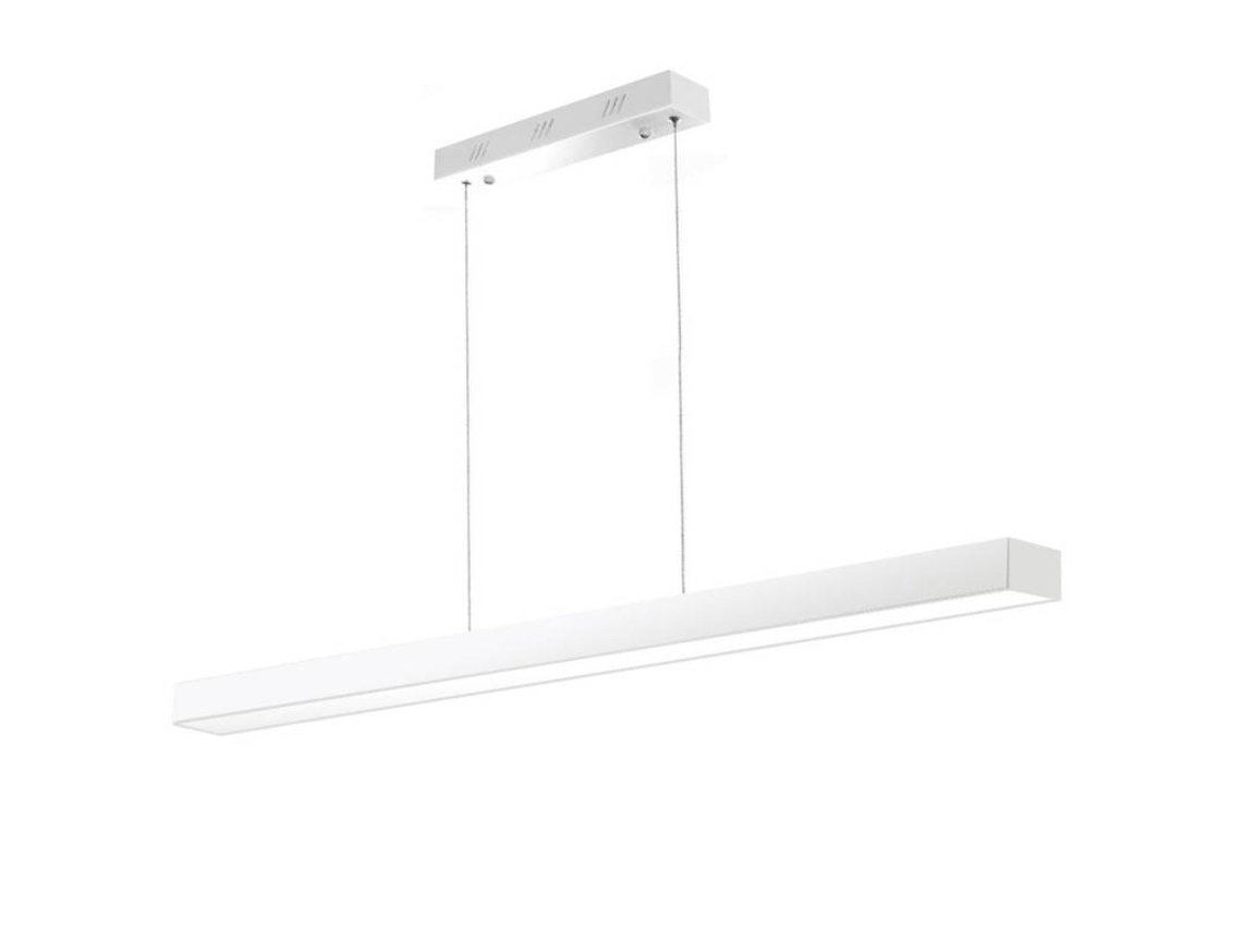 Lámpara de Techo LEDBOX MOD SUSPEND, driver Lifud, 30W, 150cm, blanco, Blanco neutro