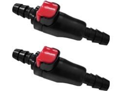 Conector para mochila de hidratación, adaptador impermeable de 2 piezas para acampar, correr y bolsas de agua Slowmoose
