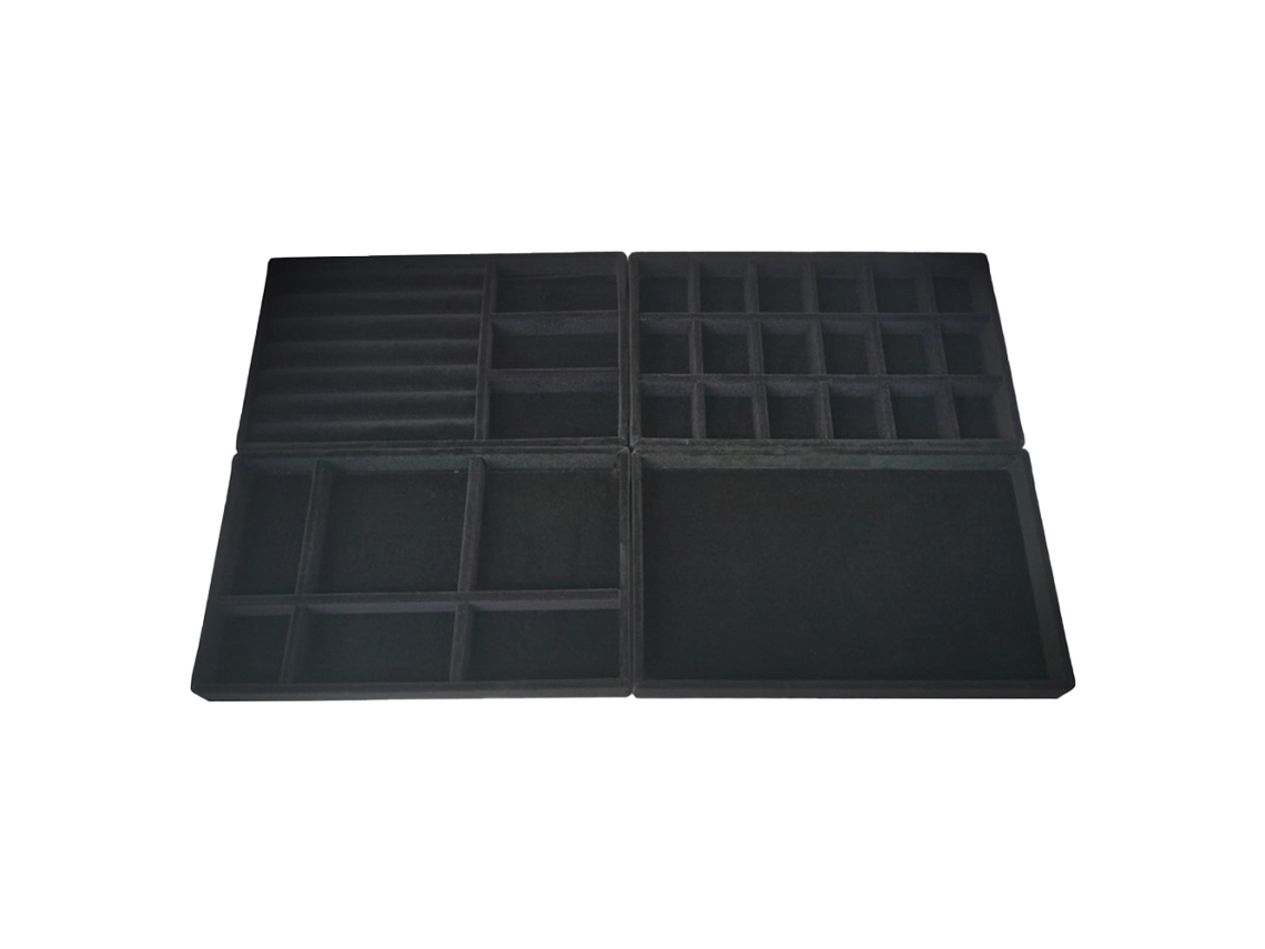 Caja de joyas de 4 piezas, con divisiones Kofihety