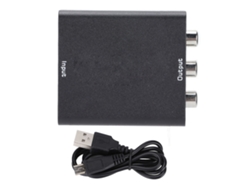 Ay26v14 Adaptador De Interfaz Multimedia Hd 4kx2k A Rca Av Mini Cvbs Convertidor De Audio Y Video