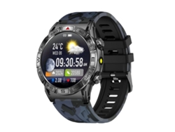 1 4 Reloj inteligente Amoled resistente al agua para hombres Responder/marcar llamadas Frecuencia cardíaca Presión arterial Pedôme YEMAESRE
