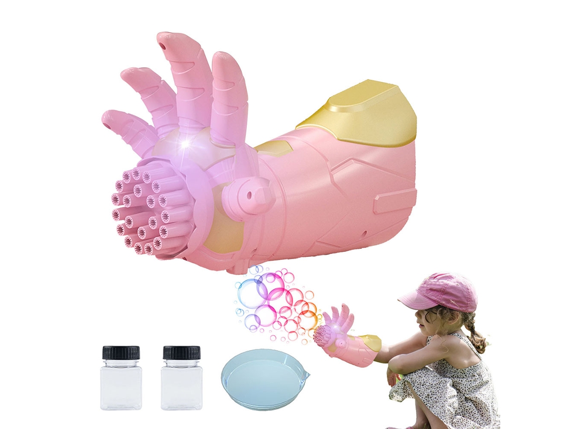 2026-pistola De Burbujas Eléctrica Inspirada En Películas Con Luz, Máquina Automática De Jabón Para Niños, Regalo