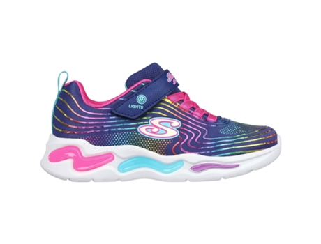 Zapatillas de Niña SKECHERS Wavy Beams Multicolor (35)