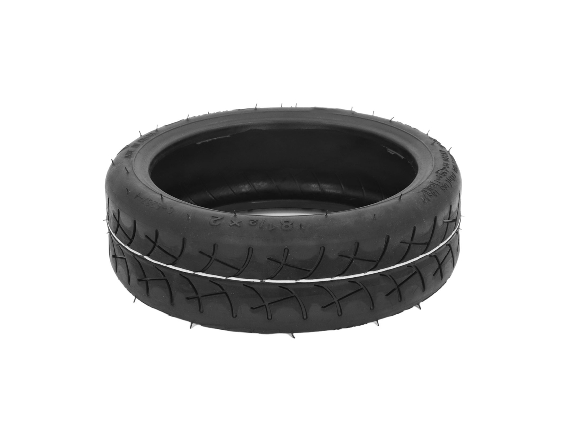 Neumático Inflable De 8 1/2 X 2 Pulgadas Para Patinete Eléctrico Xiaomi M365 Pro Con Diseño Antideslizante Y Absorción De Impactos.