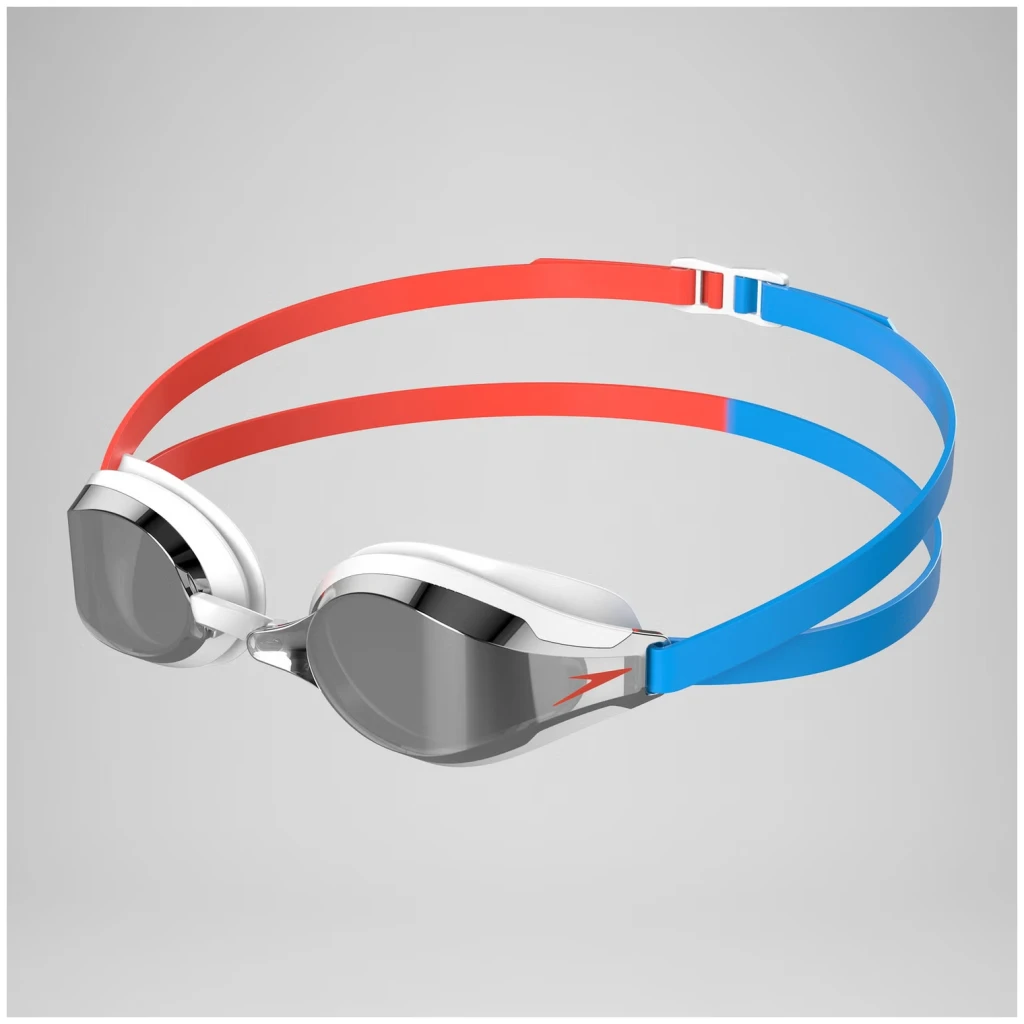 Gafas de Natación SPEEDO Fastskin Speedsocket 2 Espejadas Rojo Azul Aprobadas por World Aquatics