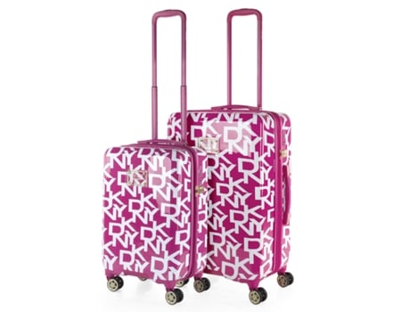 Juego De Maletas Pc DKNY DKNY-626 Signature Hardside magenta (44X66x25 Cm - 61L)
