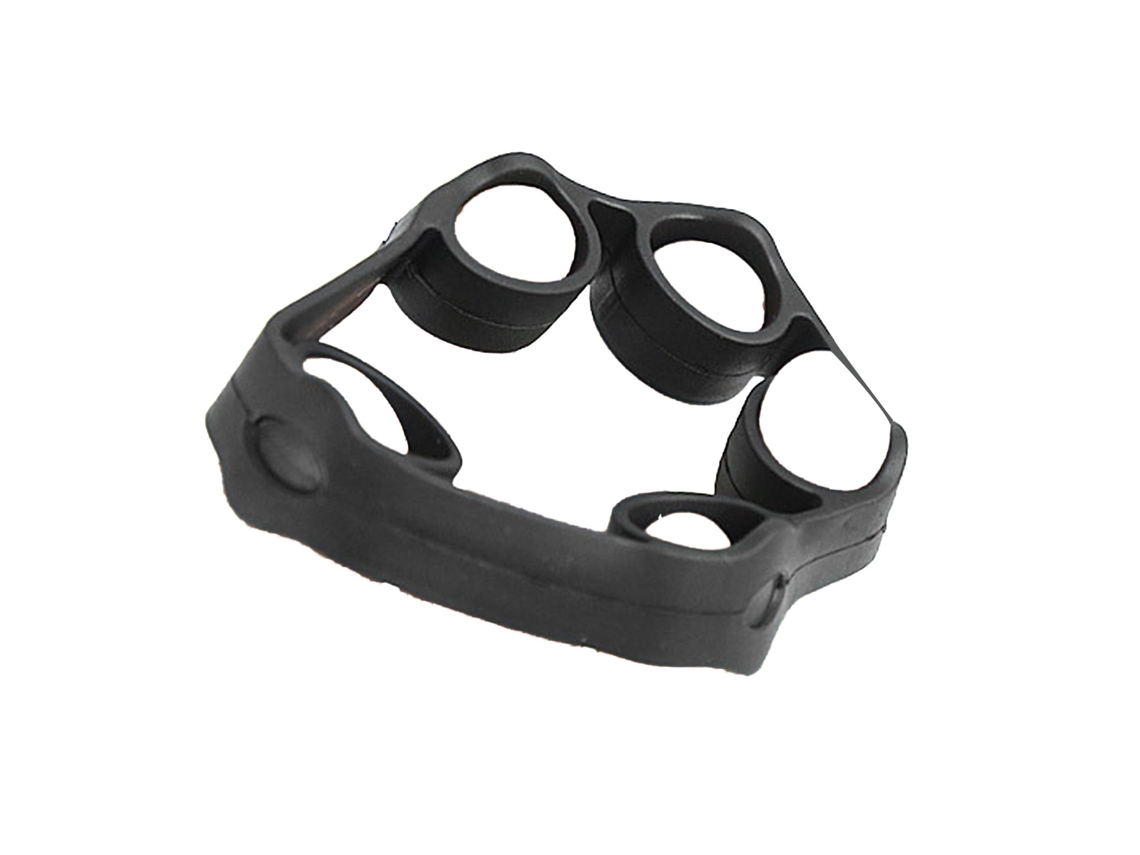 Estirador De Dedos De Silicona Para Fortalecimiento Y Flexibilidad, 3 Kg, Portátil, Negro.