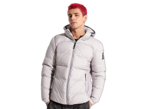 Abrigo SUPERDRY Poliéster Hombre (XXL - Blanco)
