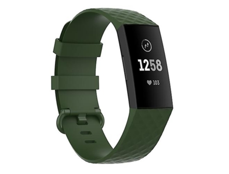 Correa De Reloj Colorida Con Hebilla De Tpu Para Fitbit Charge 4/Charge 3/Charge 3 SE Verde Oliva VENISYMLIS