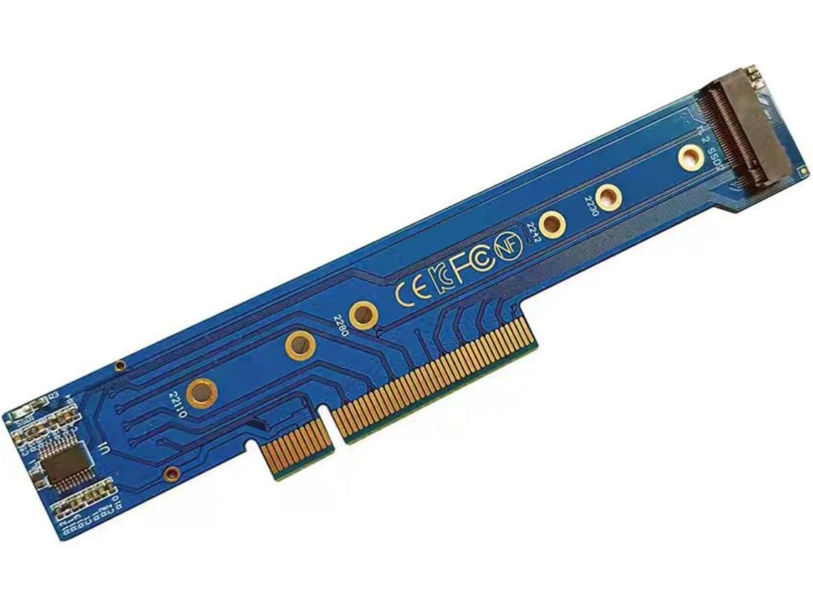 Adaptador De Tarjeta Divisora De Interfaces Pcie A 2 Unidades