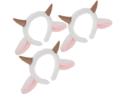 Serrage-tête Mouton En Peluche 3pcs Ligero Y Facile A Partager Pour Garçon Filles Adultos, Diadema