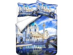 Juego Ropa Cama Hombre Diseño Funda Nórdica Material Juego Funda Microfibra Ropa Niños Adultos 140 X 200 Cm