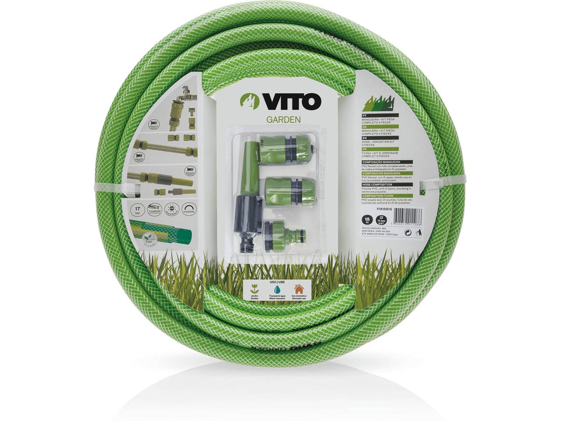 Kit de Riego VITO con Manguera (15 m)