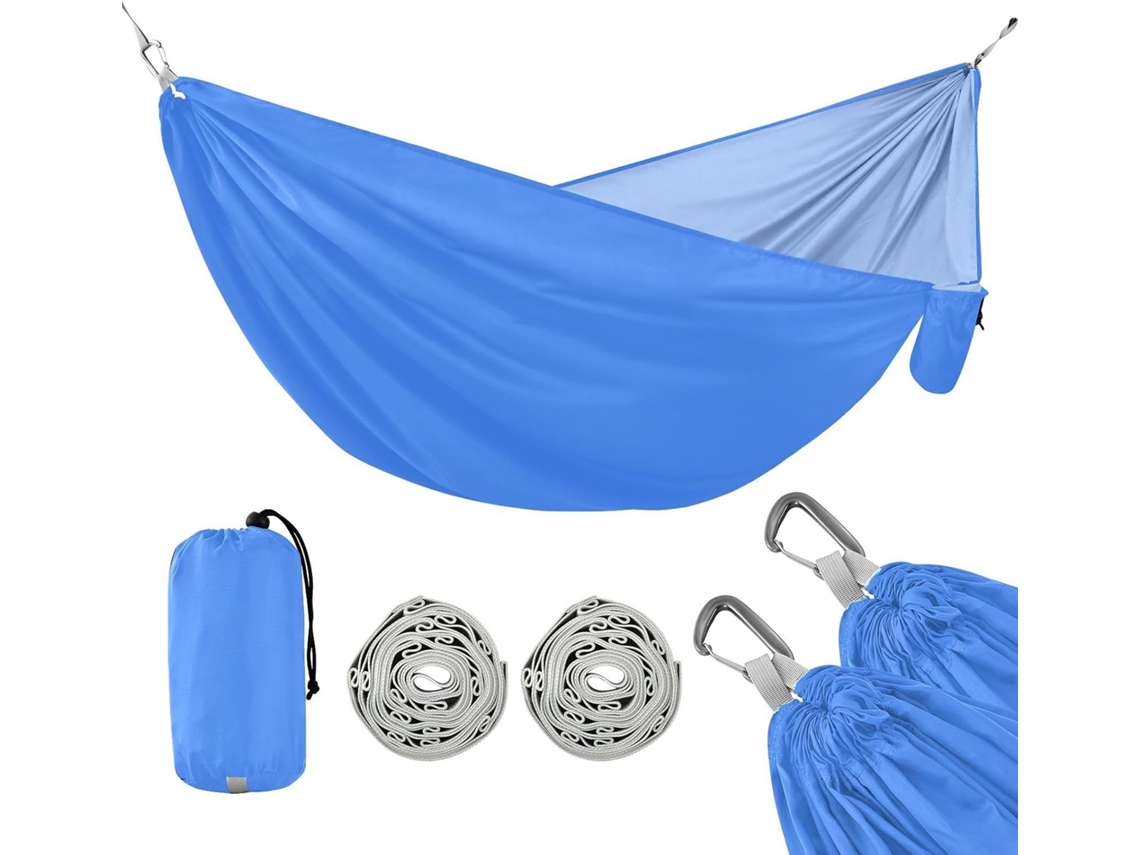 Hamacas De Camping Green Planes Nailon Transpirable Resistente Acampar