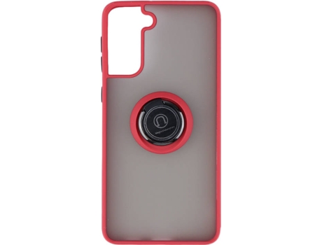 Funda Samsung Galaxy S21 ACCETEL Gel Bumper Ring Rojo