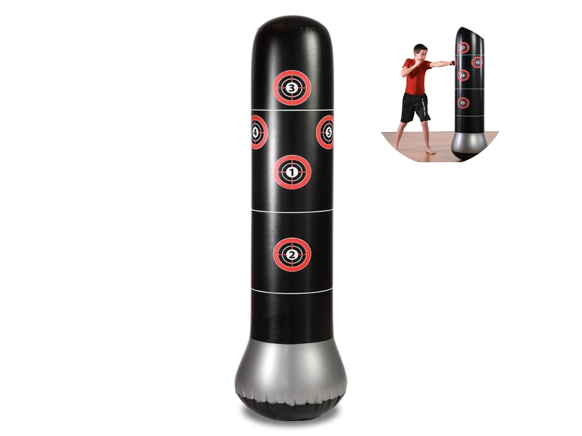 Saco de boxeo innovador para niños activos, juguete inflable de kickboxing de primera calidad, entrenador de artes marciales de pie con recuperación