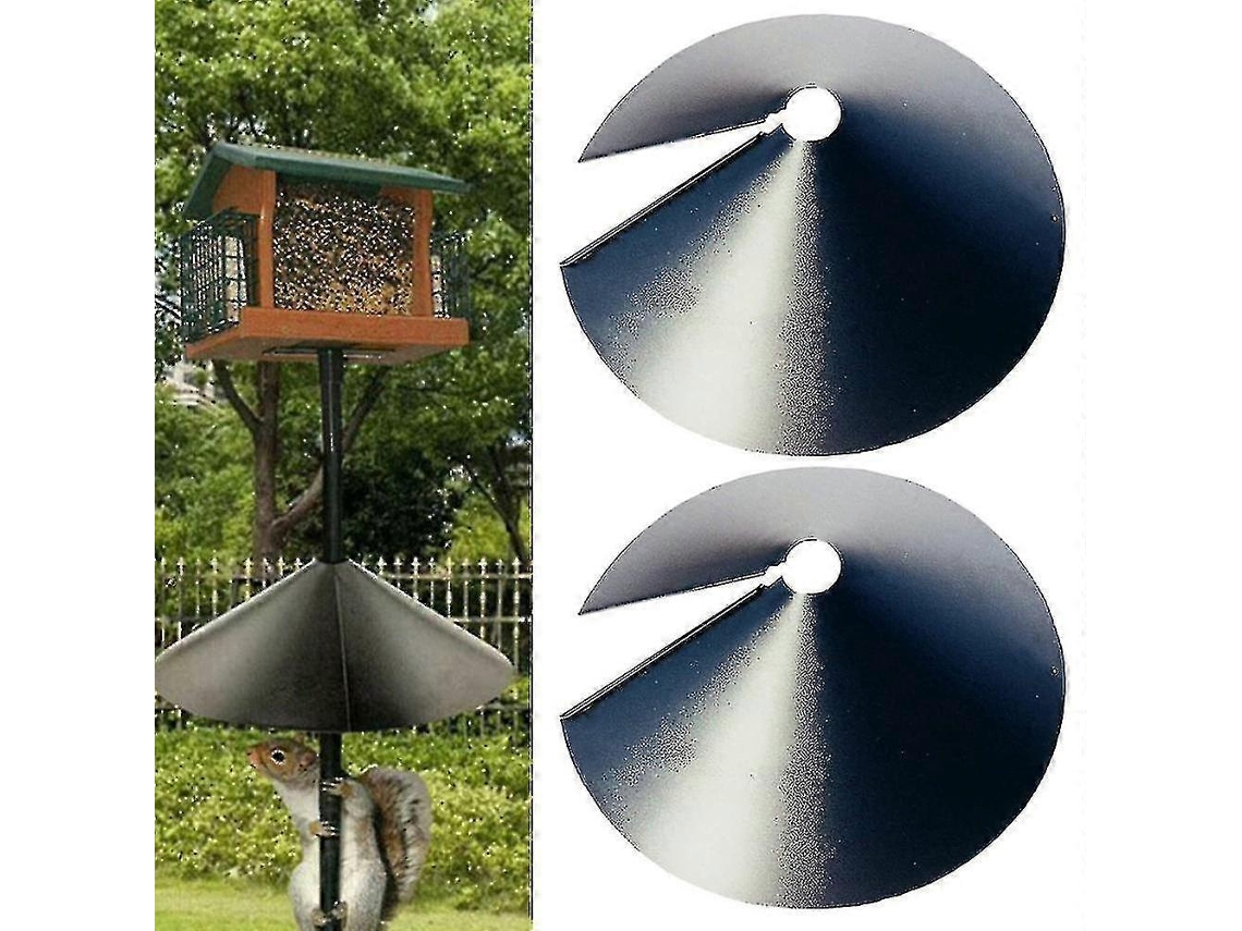 Rebe-protector Antiratas Para Comedero De Aves De Plástico Ajustable 12/14/16 Pulgadas 14 Pulgadas