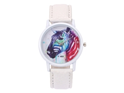 Reloj De Pulsera Para Mujer Estilo Moda Estudiante Con Movimiento De Cuarzo F-460a Blanco