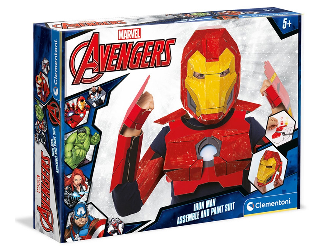 Juego Interactivo CLEMENTONI Marvel Super Hero – Máscara Homem De Ferro (Edad Mínima: 4 Años)