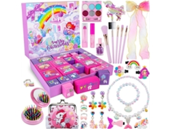 Calendario de Adviento para Niñas, 24 Días, Tema Navideño con Unicornio, El Mejor Regalo para Hijas Aeuzwr