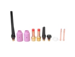 Kit De Acessórios De Lente De Gás Para Soldadura Tig 10 Peças 3/32in Para Torcha 17/18/26 T14