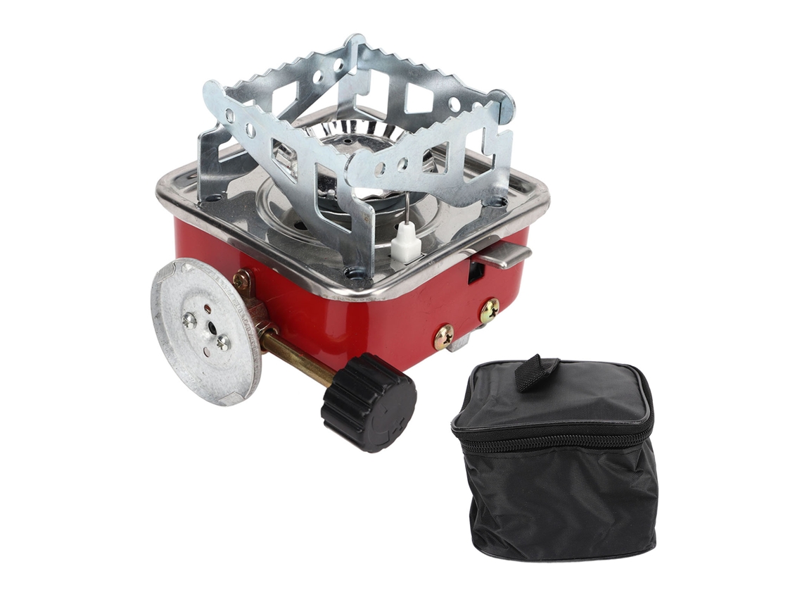 Hornilla portátil de gas butano 2026 de 2800 W con encendido eléctrico para camping, picnics y barbacoas, con bolsa de almacenamiento.