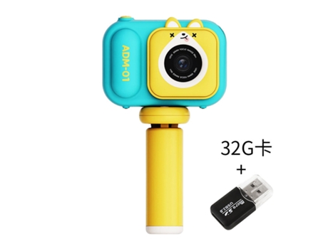Cámara digital Azul Infantil + Trípode + Tarjeta 32G