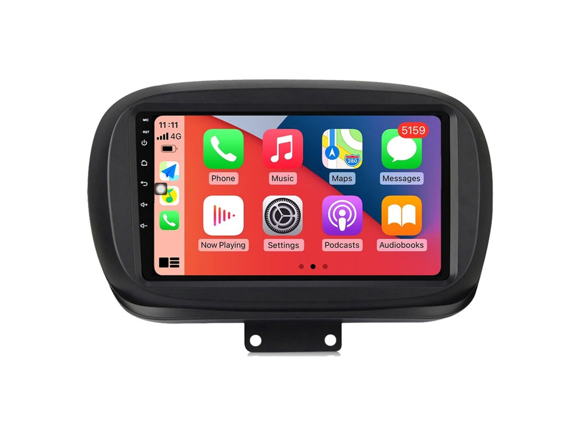 Coche Radio Android Auto Autoradio 8GB RAM 128G ROM CarPlay Navegación GPS Pantalla Táctil RoverOne para Fiat 500X 2014 - 2020 