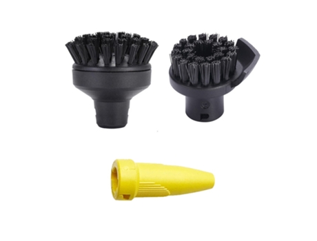 Kit de limpieza a vapor con cepillo redondo, boquilla para Karcher Sc1 Sc2 Sc3 Sc4 Sc5 Sc7, repuestos de aspiradora, accesorios