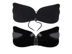 NICESTUFF Sujetador Push-Up sin Alças Negro