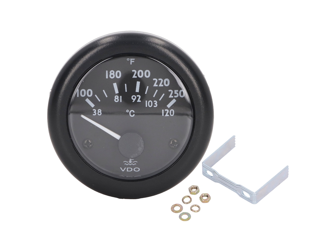 Indicador De Temperatura Del Agua Del Motor De 2 Pulgadas, 38-120 ℃, Resistente Al Agua Y De Alta Precisión Para Generador Diésel De 24 V.