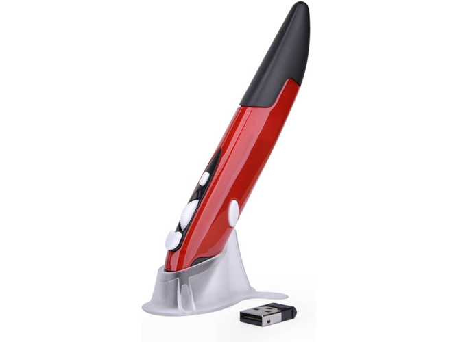 Ratón Optical Pen Mouse (Óptico - Rojo)