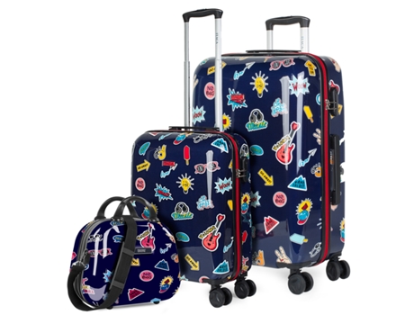 Juego De Maletas Pc Infantiles ITACA Ural marino (44X65x25 Cm - 62L)