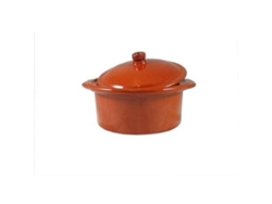 Cazuela + tapa barro 3,5 l 27x11 cm