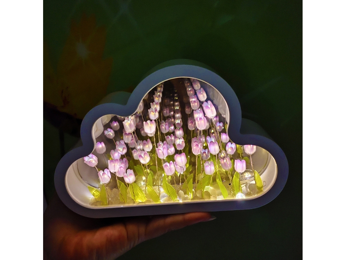 Nubes, Tulipanes, Mar De Flores, Espejos