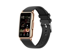 Smartwach H80 Bluetooth-Até 7 Dias de Autonomia-Preto Dourado