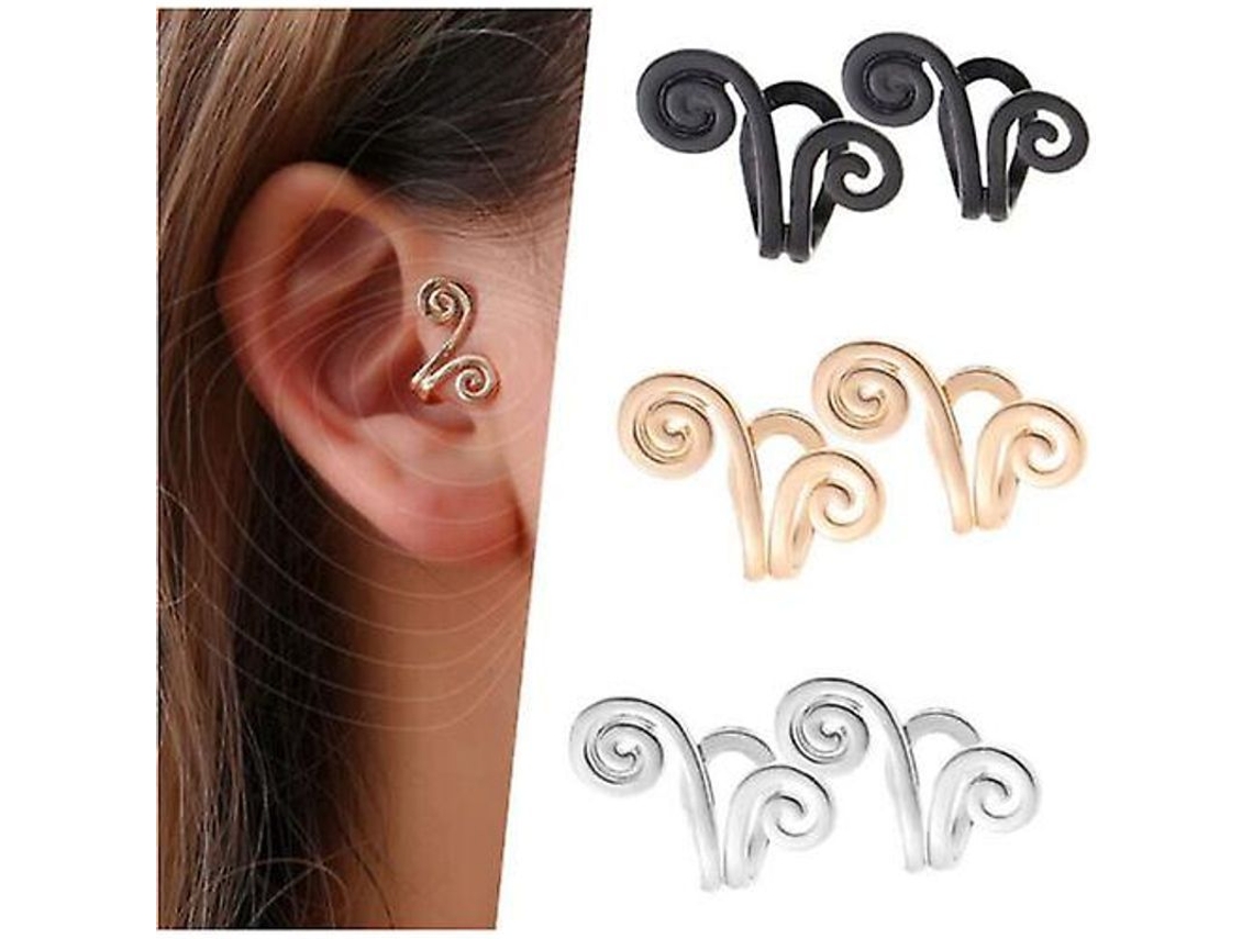 2026-aretes De Acupresión Zunis Para Adelgazar Sin Perforar Orejas Terapia Auricular Alivio Fatiga Ansiedad Estilo Fashion