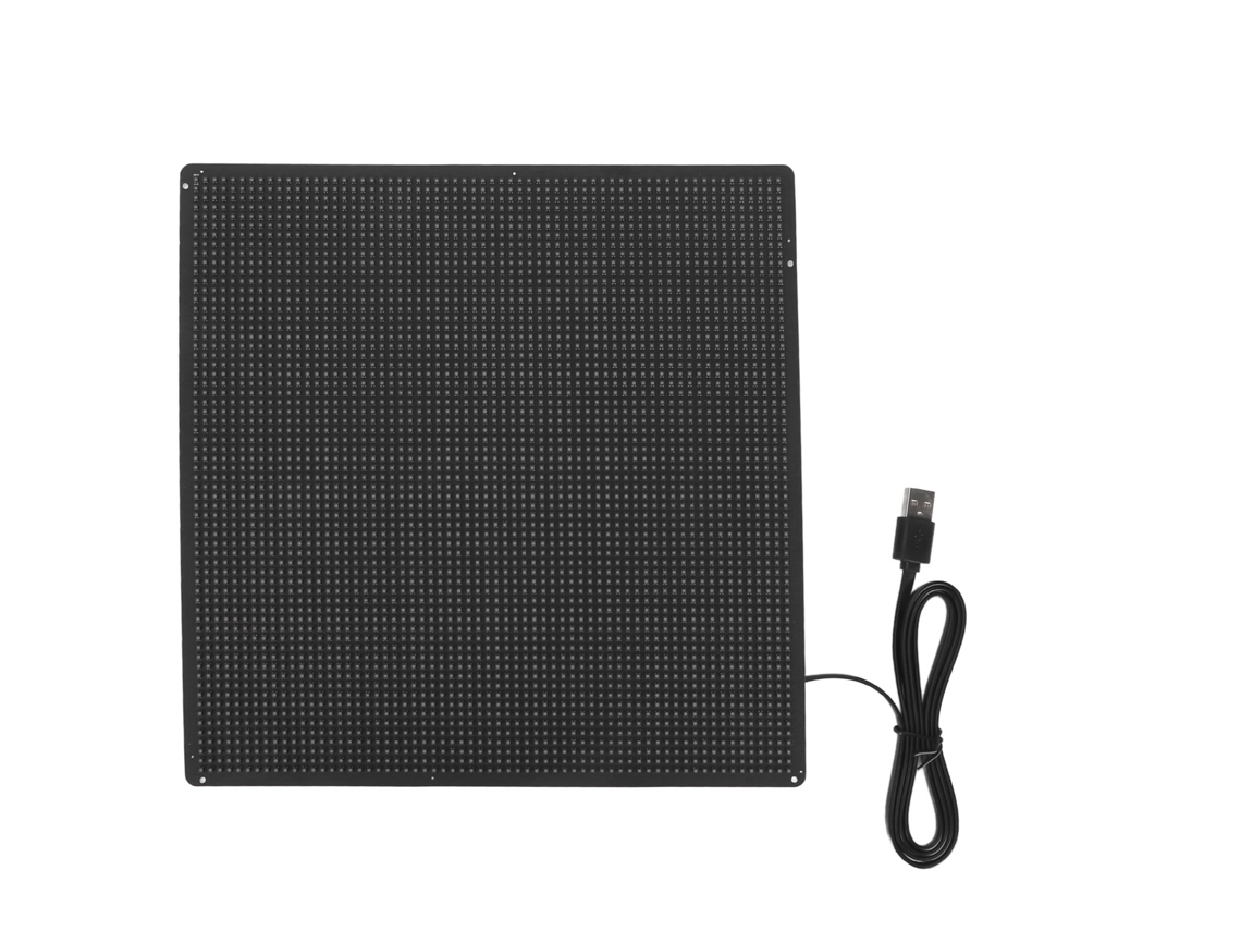 Pantalla LED flexible (control por aplicación Bluetooth, texto personalizado)