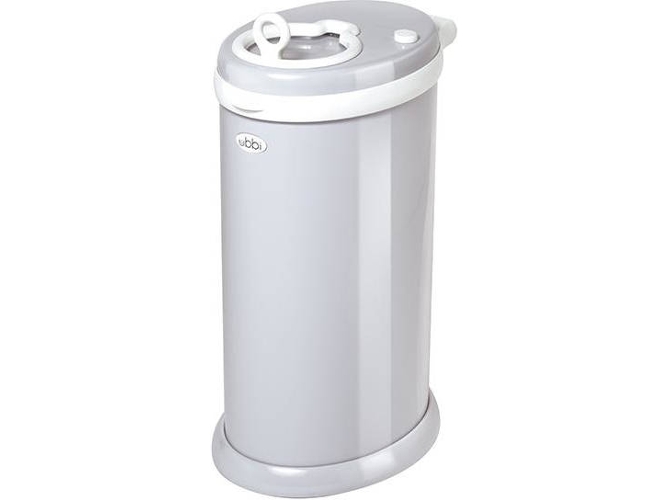 Ubbi Contenedor para pañales de acero gris