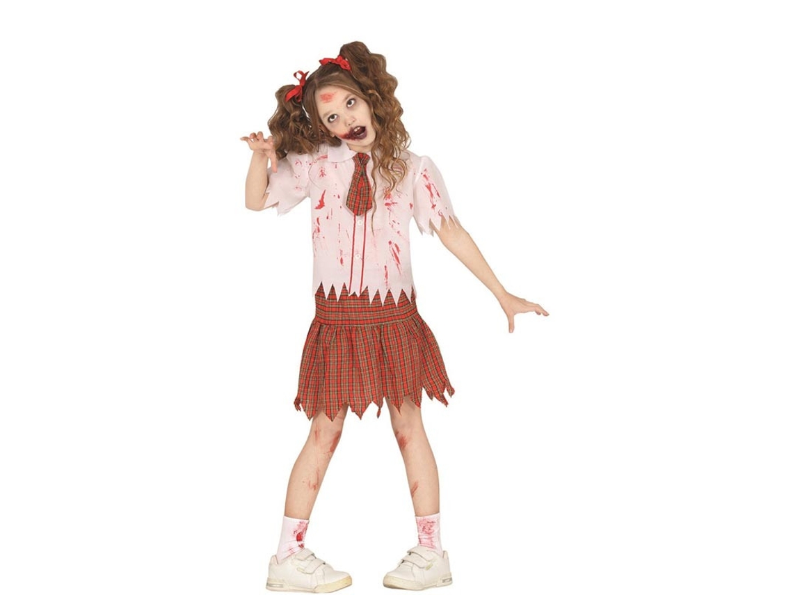 Disfraz de Colegiala Zombie para niña