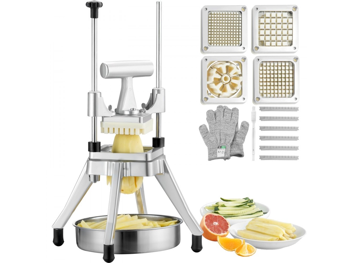 Juego de cortador, rebanador y picador de verduras y frutas Tekmaquinas