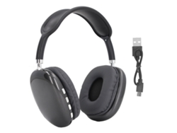 Dan26-auriculares Over Ear Inalámbricos Bluetooth Con Bajo Profundo Potente Y Llamadas Manos Libres Negro