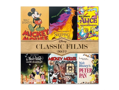 Calendario Pared 2022 30x30 disney classic films grupo erik editores 16 meses 2021 2022│ de mensual producto