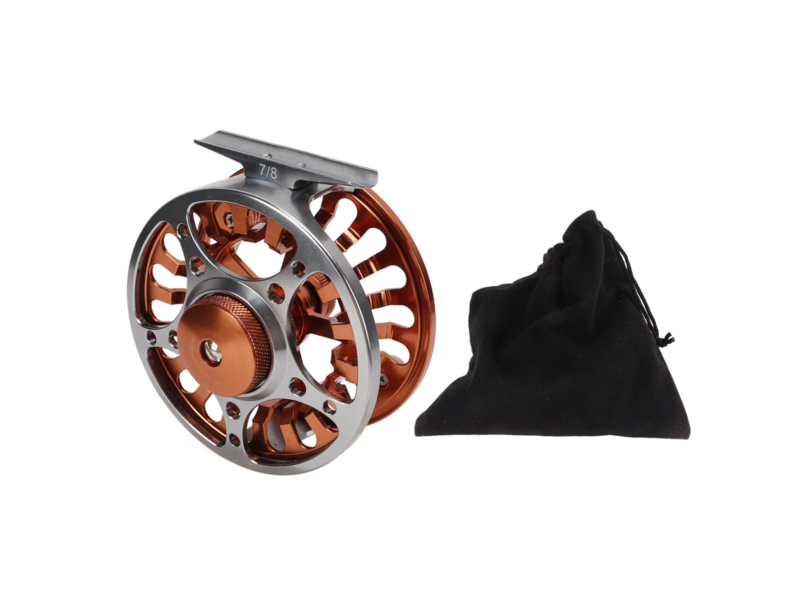 Carrete De Pesca Con Mosca Con 3 Rodamientos, Mecanizado Cnc, Tratamiento De Oxidación, Accesorios De Pesca, 7/8